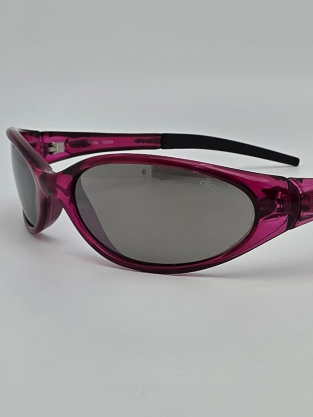 Bolle Sizzle 10034 Purple Frame Silver Mirror Lens Kids Sunglasses Italy 52MM